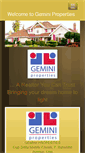 Mobile Screenshot of geminiproperties.org